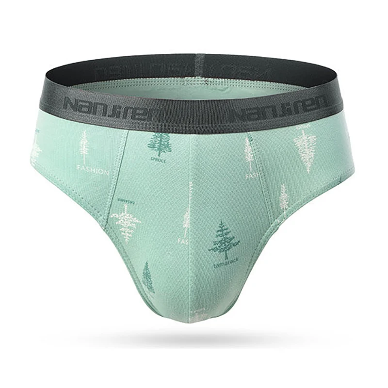 4Pcs Men Sexy Briefs Cotton Underwear Men\'s Breathable Brief Underpants Comfortable Mens Soft Print Shorts Cueca Male Panties
