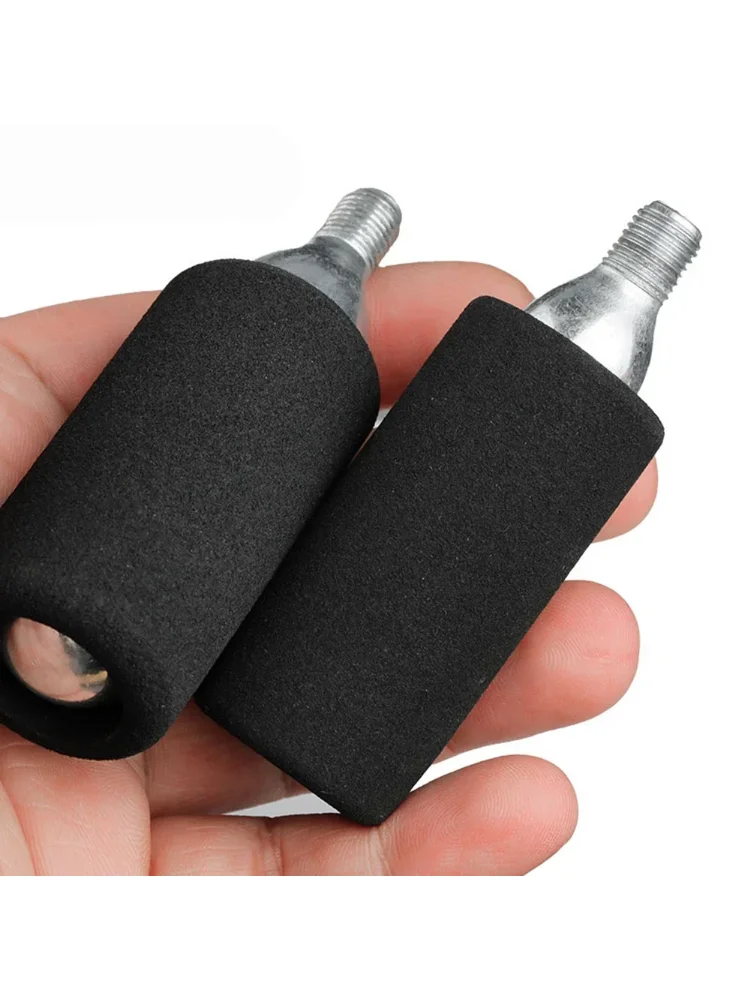 AliExpress 2pcs bike protect cover CO2-Cartridge Capsule Cover Pump Gas-Cylinder Protective Case For 12g/16g Inflator Pump bicycle parts