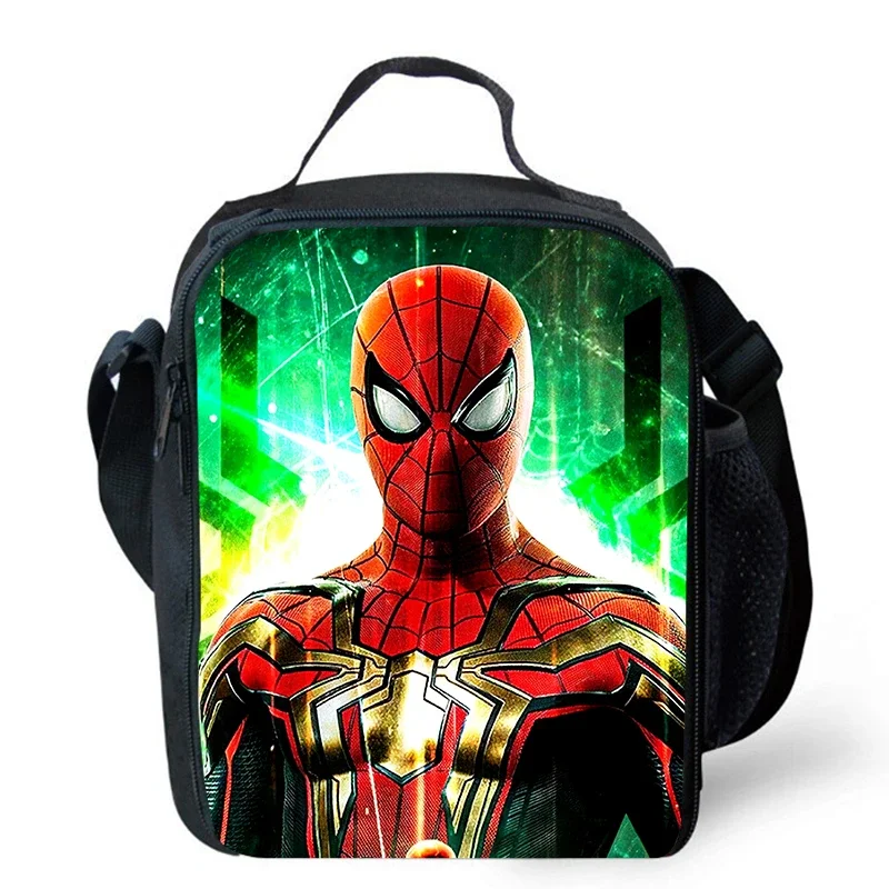 

Spider-Man Lunch bags for Child,Cartoon School Picnic Bags for Girls Boys,Kids Insulation Cooler Bags for Aged 4-10 years
