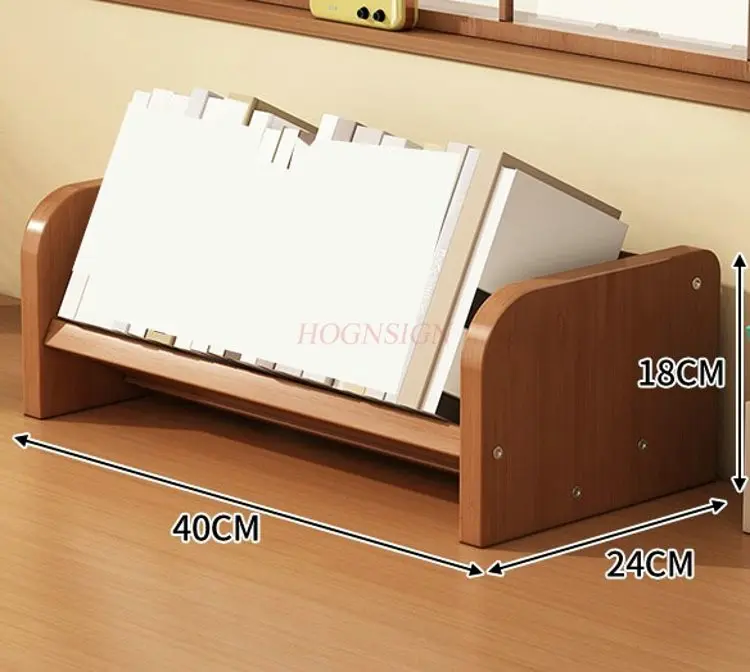 

1pcs Desktop bookshelf, shelf, student desk, small bay window book stand, book storage vertical rack, simple