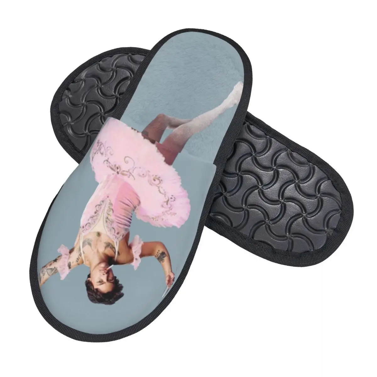 Custom Ballet Poster Memory Foam Slippers Women Comfy Warm H-Harry Singer S-Styles House Slippers