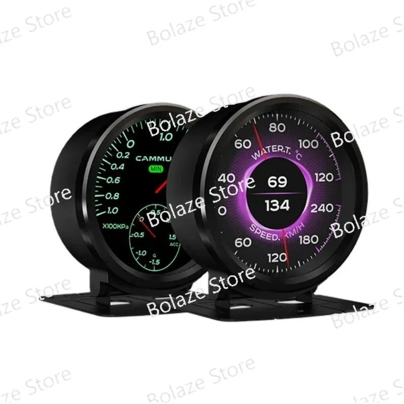 C2 Car Meter 60Mm Volt Water Temp Oil Temp Oil Press Tachometer Rpm Vacuum Auto Boost Racing Gauge