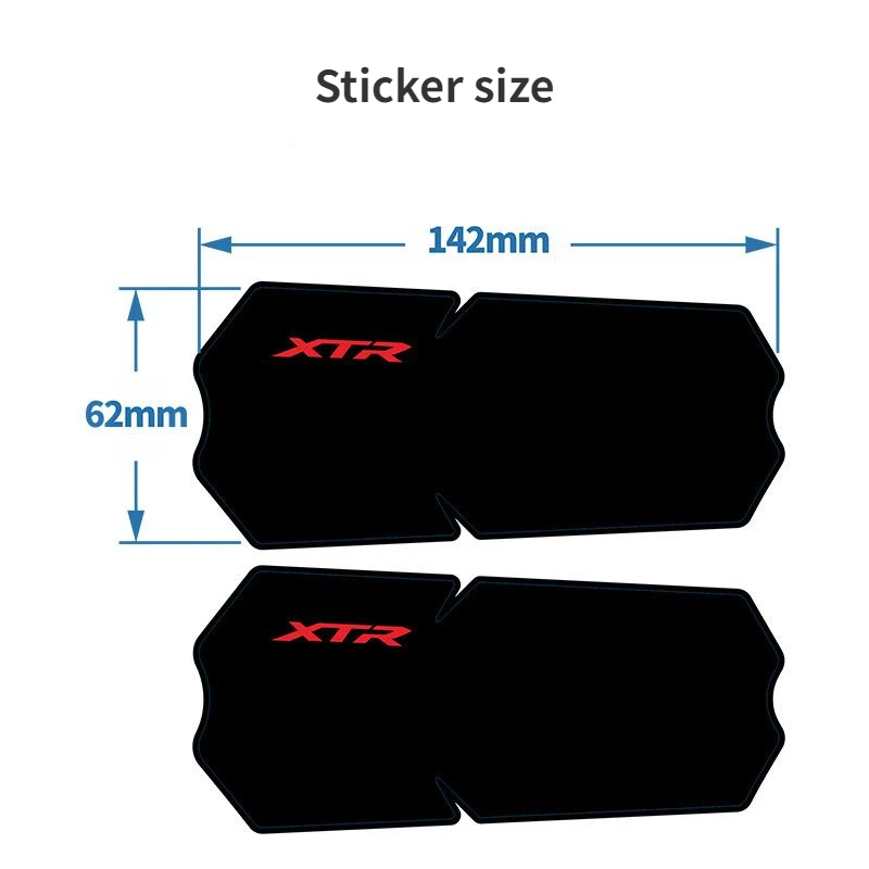 M9100 Mountain Bike Crank Protective Sticker Crank Decoration Decals MTB Bicycle Repair Scratch Paste Cycling Waterproof Film