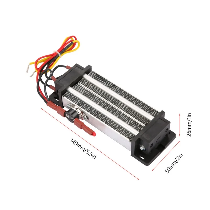 PTC Heating Element Ceramic Air Heater Thermostatic 500W 110V