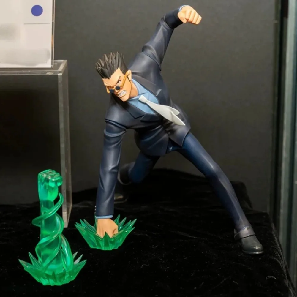 Bandai Original HUNTER HUNTER Anime Figure Leorio PaladiKnight Action Figure VIBRATION STARS Leorio Action Figure Model Toys