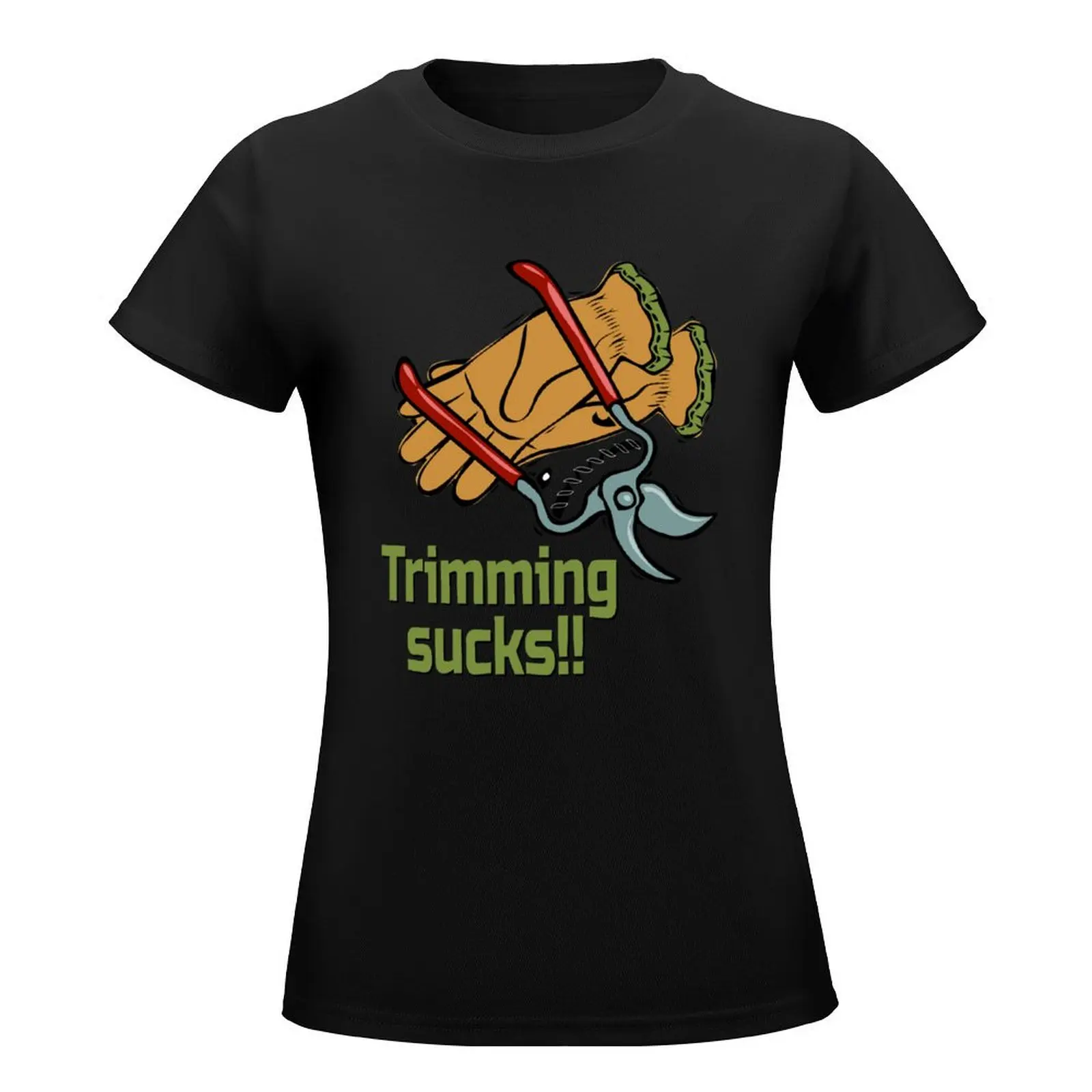 TRIMMING SUCKS T-Shirt cute tops animal print shirt for girls workout shirts for Women