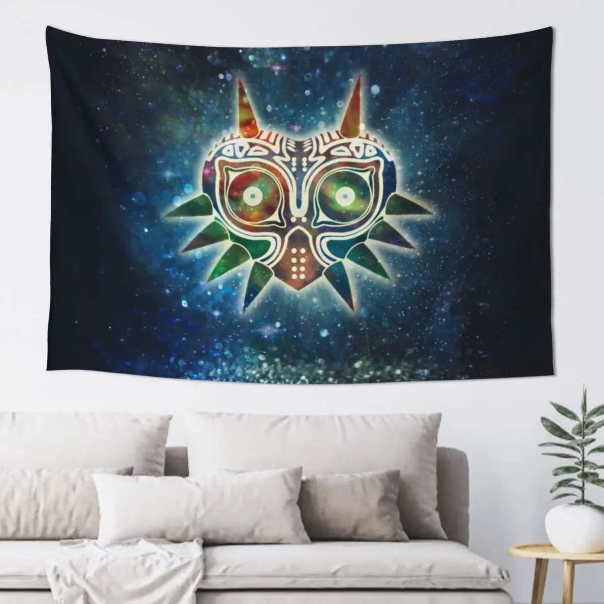 magic power mask Tapestry Room Decorating Aesthetic Cute Room Things Carpet On The Wall Room Decoration Accessories Tapestry