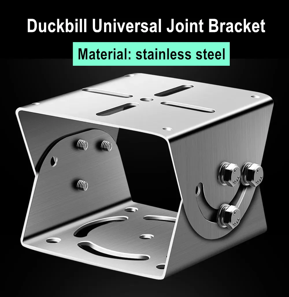 Base de support de montage de caméra en alliage d'aluminium/métal/acier inoxydable pour la Surveillance de Base de Surveillance vidéo support de Joint universel