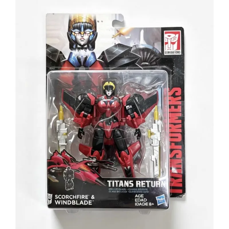 Original Hasbro Transformers SCORCHFIRE WINDBLADE Action Figure Model view 2