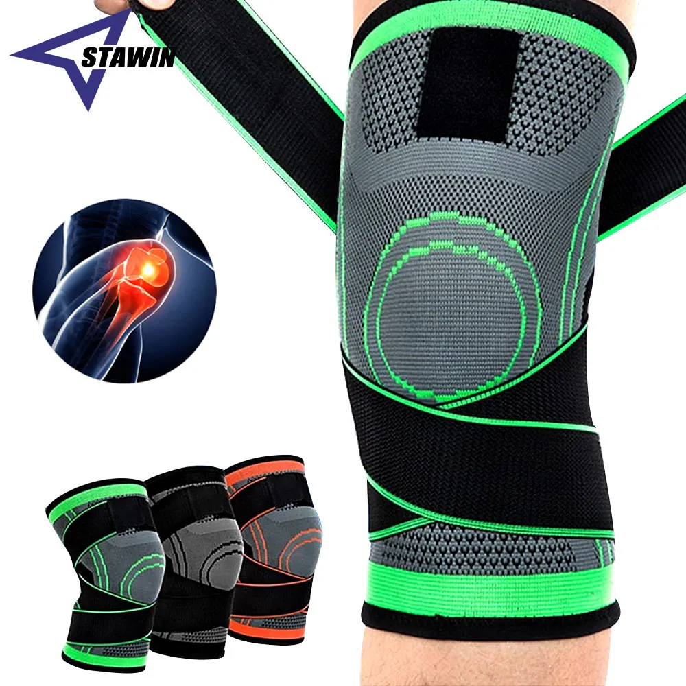 1 PCS Knee Compression Sleeves with Adjustable Straps for Men and Women Professional Support Brace Meniscus Tear Arthritis Sport