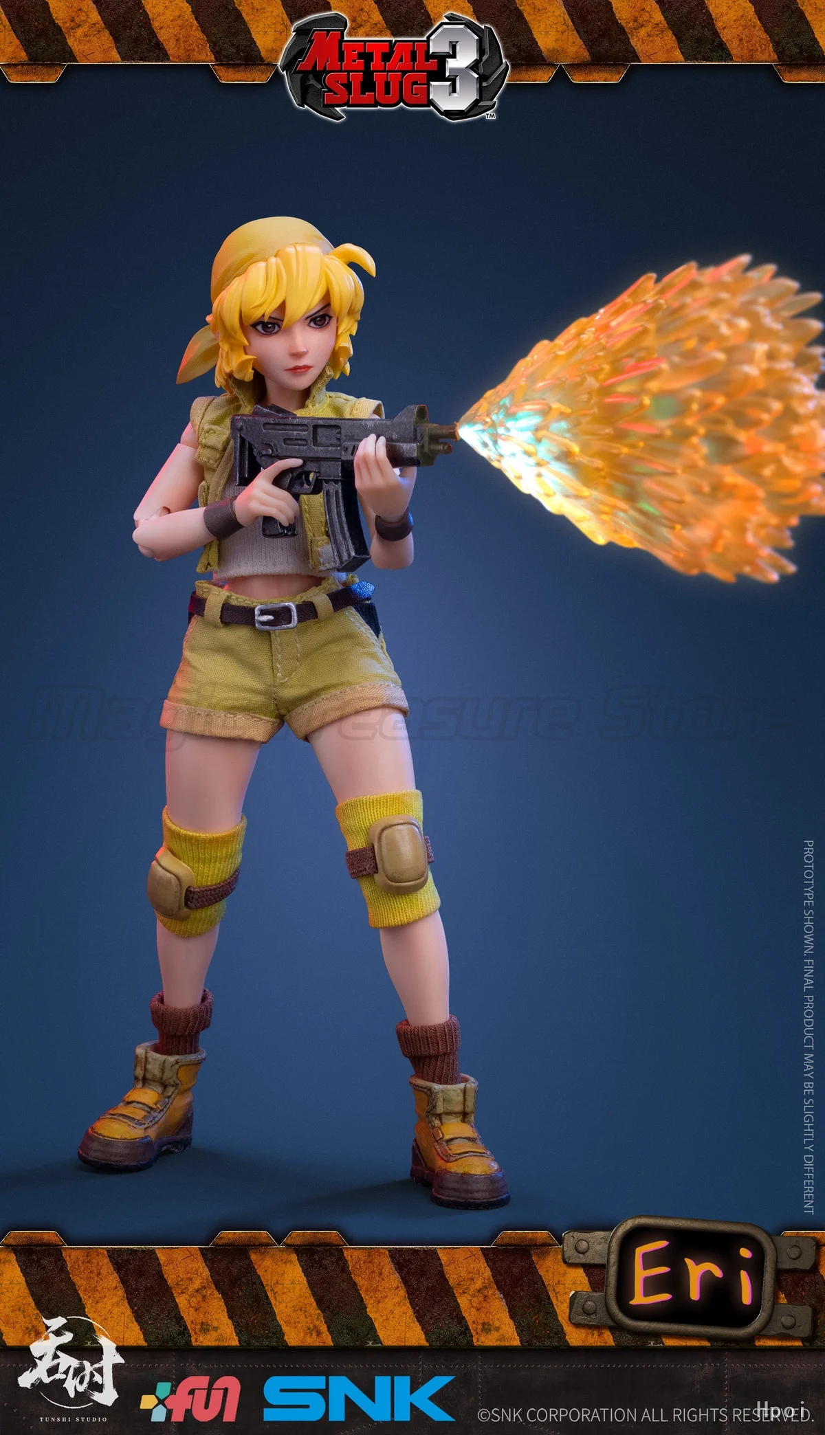 【MT】Original TUN SHI Metal Slug 3 Eri Kasamoto Fiolina Germi 1/12 Action Figure Toy Collection - view 4