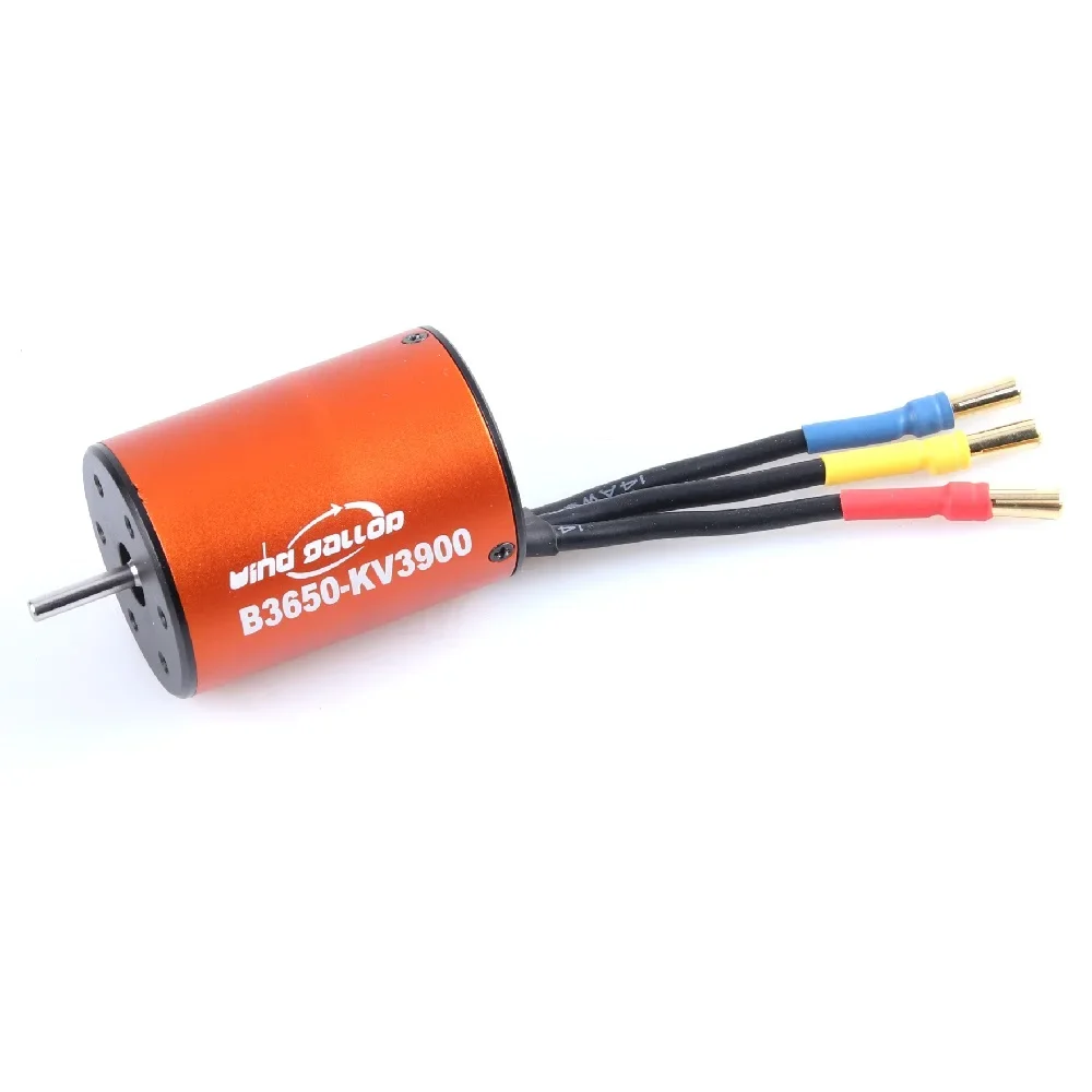 1set B3650 3900KV 4300KV 5200KV Brushless Motor with 60A Electronic Speed Controller Combo Set for 1/10 RC Car and Truck