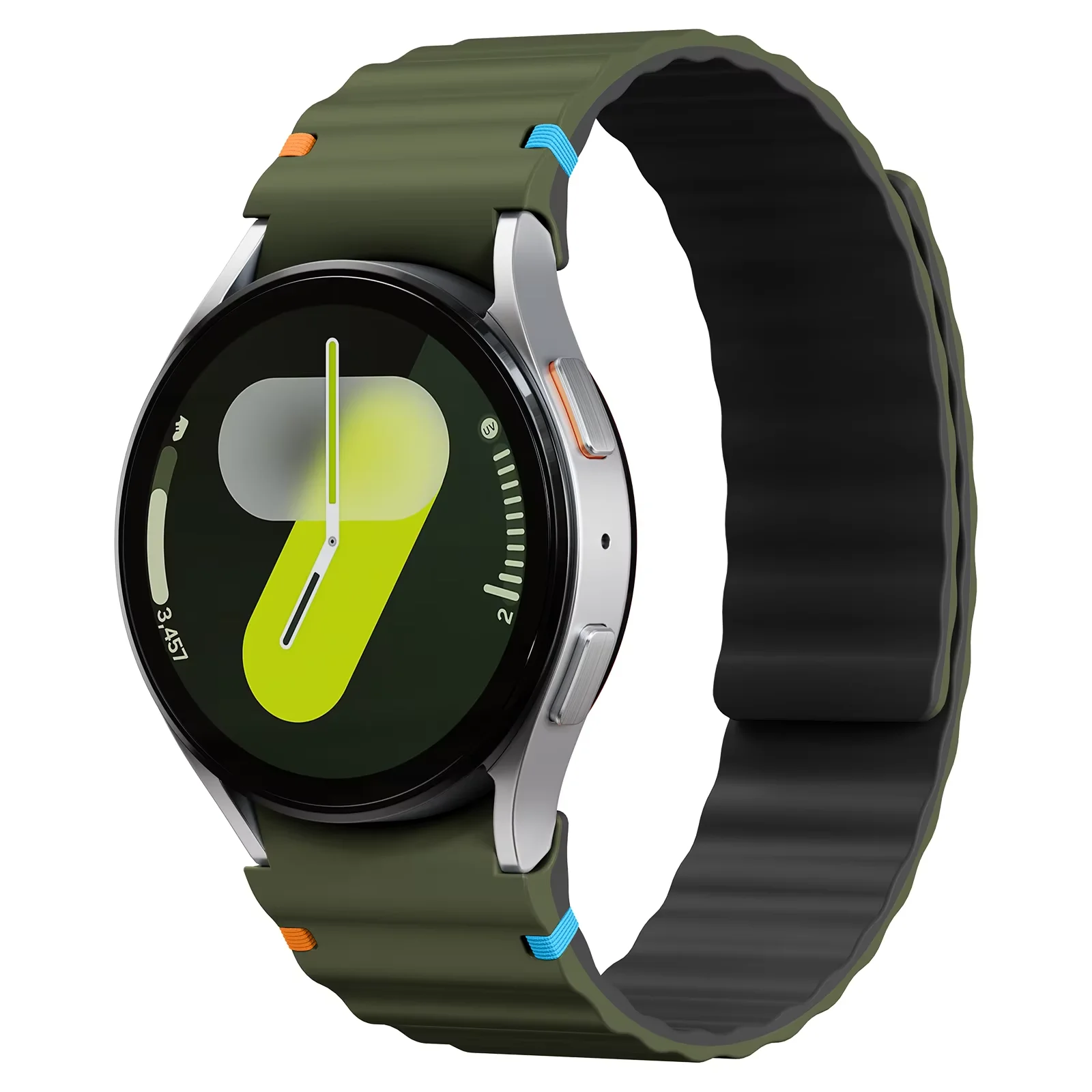 Magnetisches Silikonarmband für Samsung Galaxy Watch 7 FE 6 5 4 Classic 5 Pro 40mm 44mm Nahtloses Armband Correa Galaxy Watch 7 Armband – Detail 5