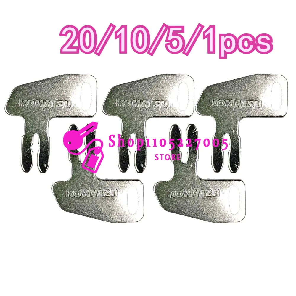 20/10/5/1PCS New Battery Disconnect Heavy Equipment Key K2C166 for Komatsu Master