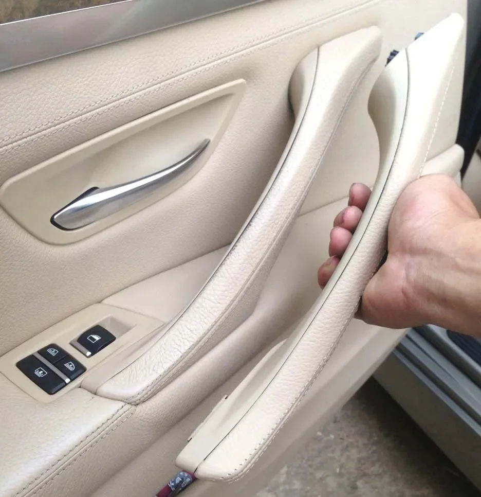 F10 F11 F18 2010-2017 Auto Links Rechts Innenraum Beifahrertürgriff Ledergriff-Baugruppe für BMW 5er Serie 520i 523i – Detail 8