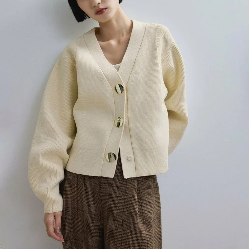 

Fashion Cardigan Women's Thick Knitted Jacket Top