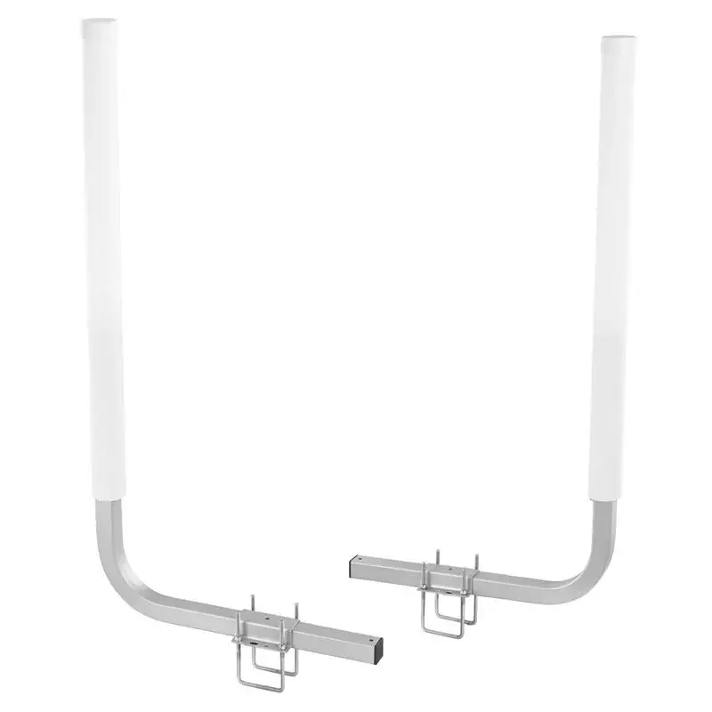 Adjustable Vessel Towing Posts 60 Inch For Ski Boat Fishing Boat Sailboat Trailer High-Hardness Steel 2PCS Set PVC Pipe Housing Heavy Duty Support Bracket Adjustable Width Square Tube Construction