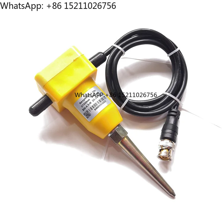 

Single Geophone 4.5 Hz Vertical With BNC Male Connector , Coaxial Shielded Cable, Seismic Geophone 4.5Hz String