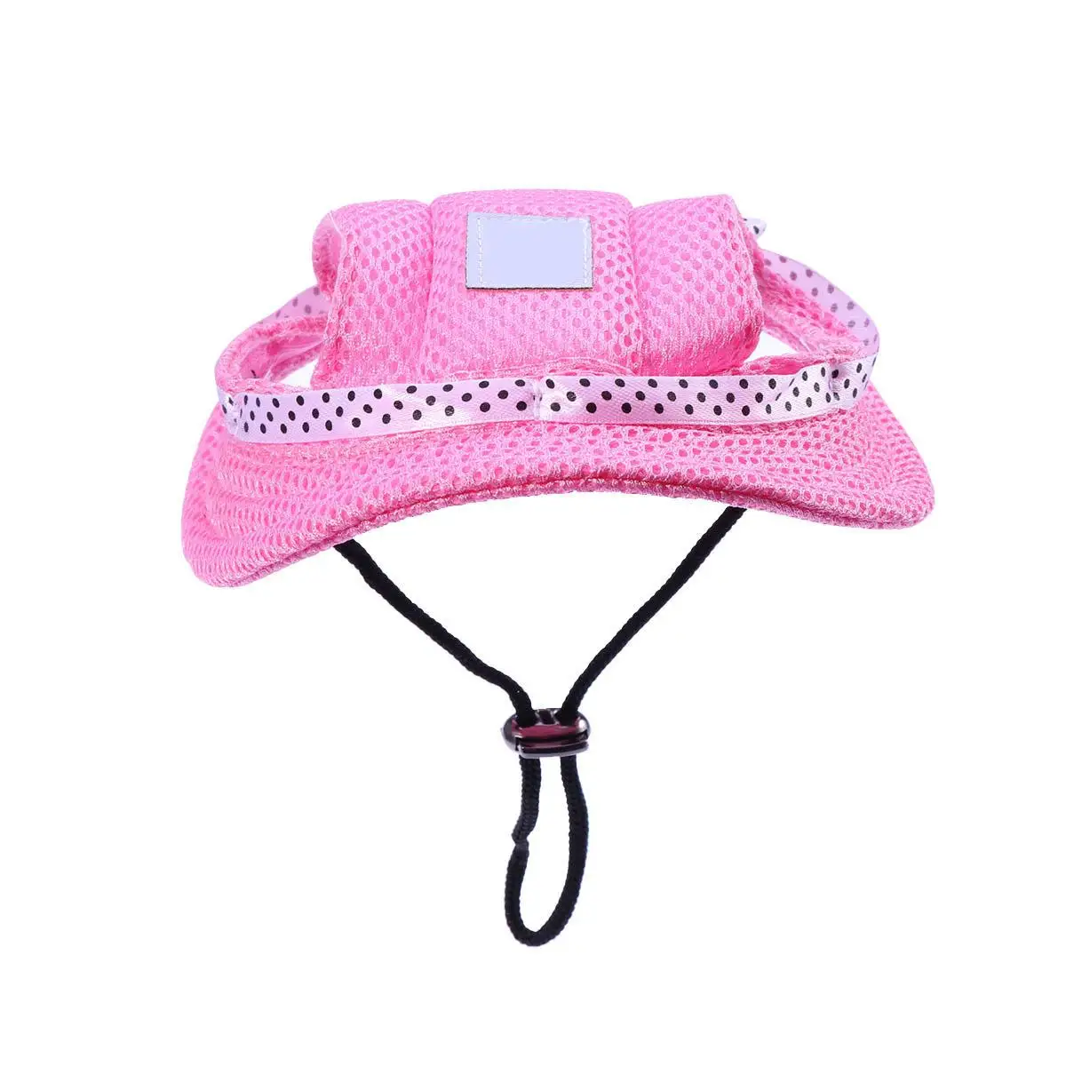 

Dog Mesh Cap for Small Dogs Two Ear Holes Visor Design Breathable Puppy Accessories Pink Size S Pet Sun Hat Dog Mesh