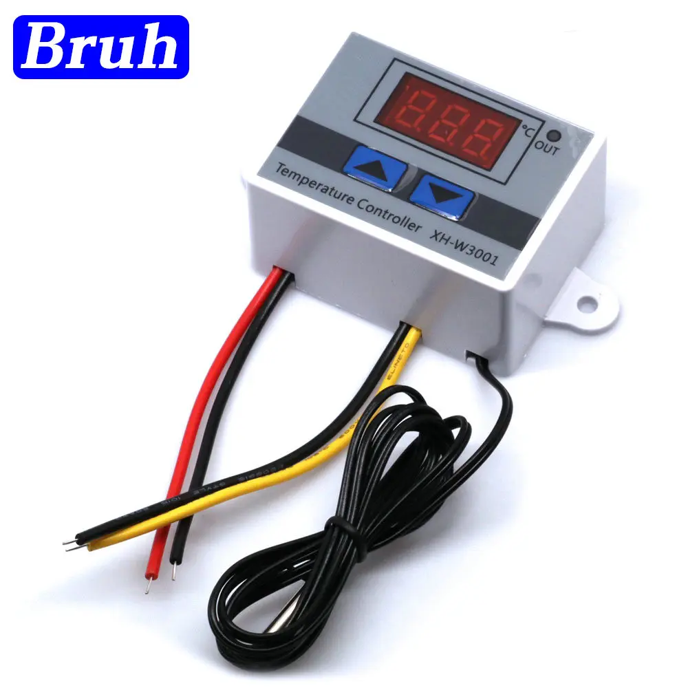 XH-W3001 Digital Control Temperature Microcomputer Thermostat Switch Thermometer New Thermoregulator 12/24/220V