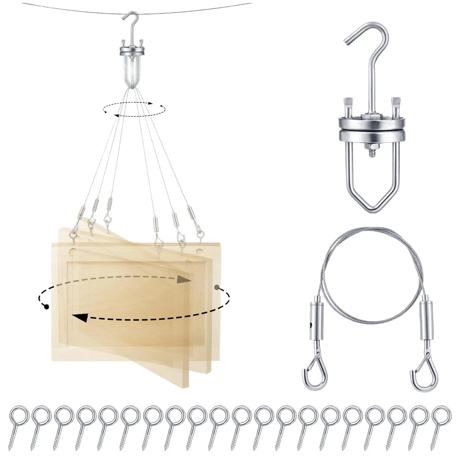 Door Painting Hanger System 360-Degree Rotating Tool Cabinet Door Drying Rack System For Professionals Crafting Enthusiasts