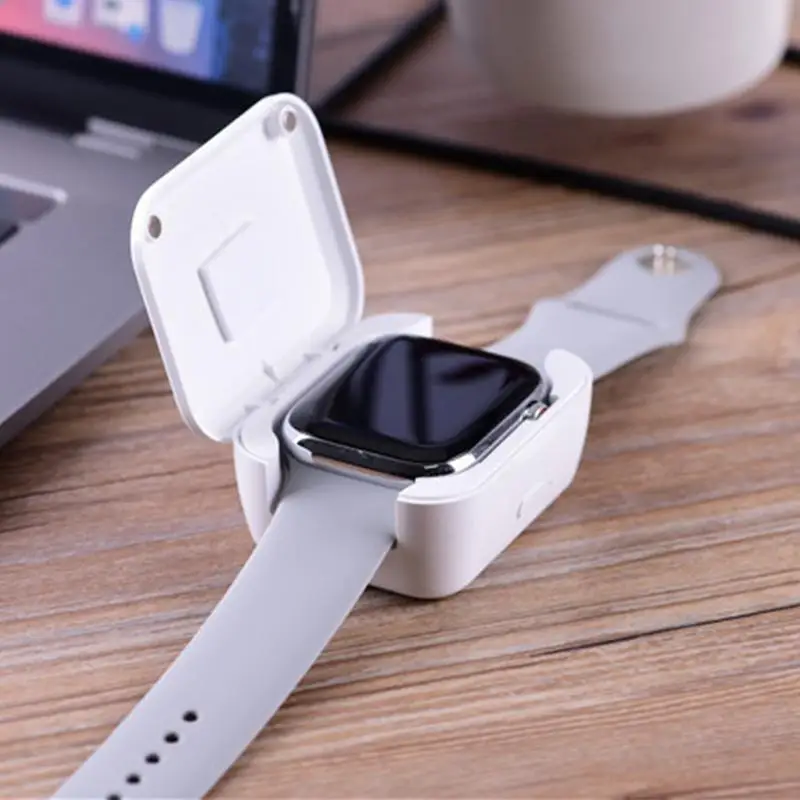 Портативное зарядное устройство для часов, легкое магнитное зарядное устройство для часов, 750 мАч, компактная зарядная подставка для смарт-браслета для домашней туристической компании