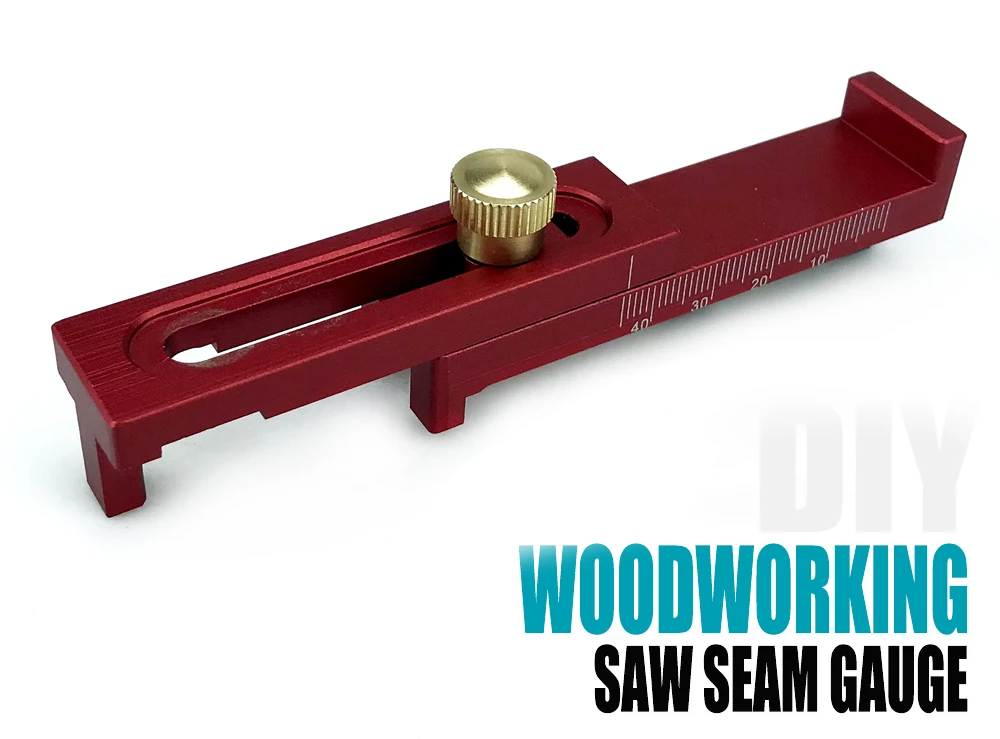 

1pc 5-40mm Woodworking Saw Seam Gauge Gap Gauge Saw Slot Adjuster Woodworking Tool Used for Grooving Cutting Table Saw Bevel Saw