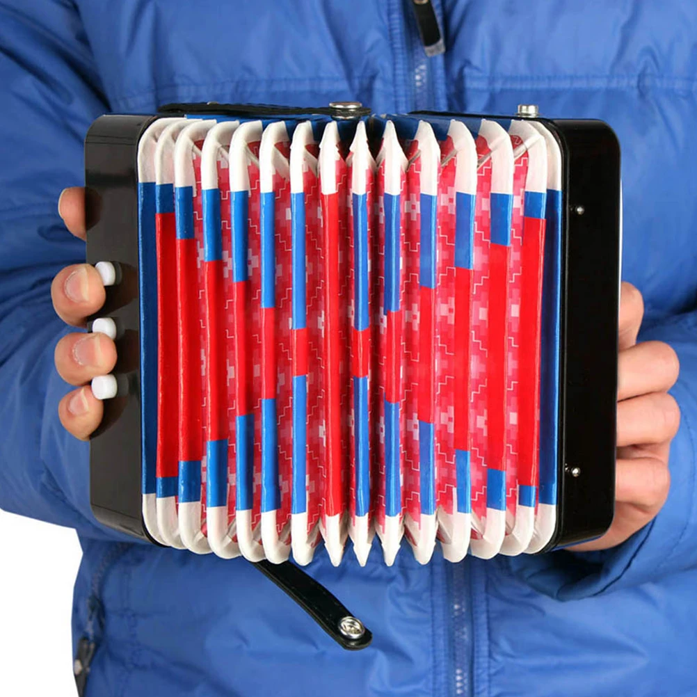 

Accordion Kids Toys Portable ABS Material Musical Instrument Children Engineering Plastics Student Practice Educational Toy