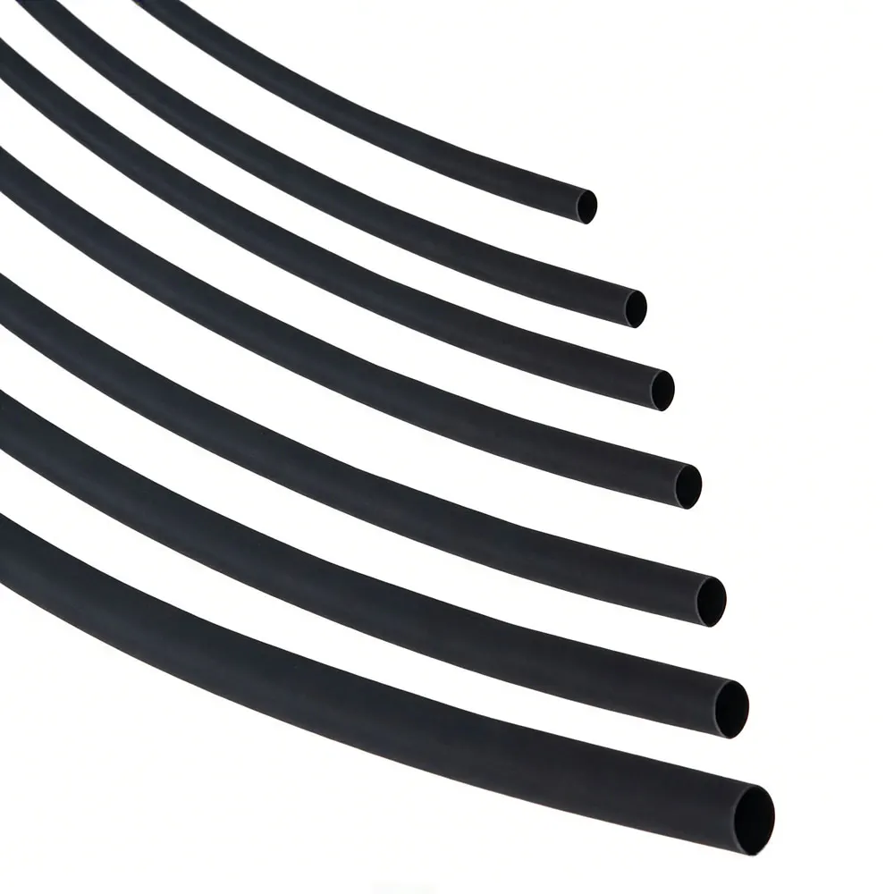1M/5M Black Heat Shrink Tubing Insulation Sleeve Wire Protective Cover Cable Data Cable Repair Heat Shrink Sleeve 1 2 3 4 5-50mm