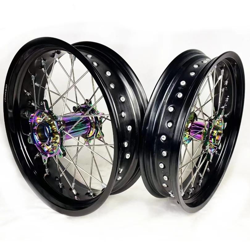 New hot sale  Customizable Supermoto wheel sets fit cr crf crf-x 125/250/450