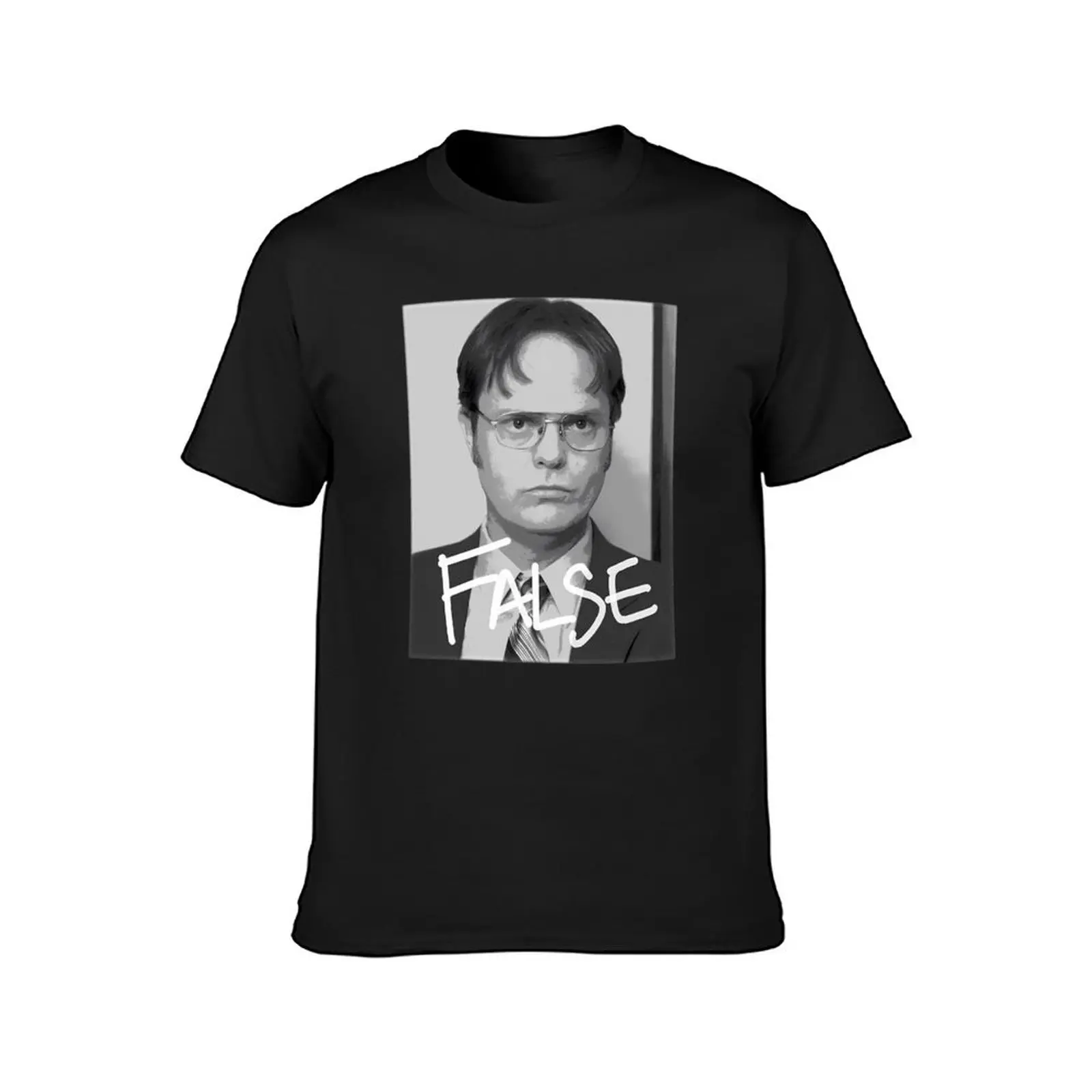 Dwight Schrute False T-Shirt sweat Blouse shirts graphic tees graphics men t shirts