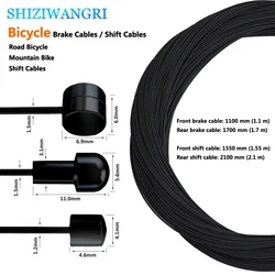 1pc MTB Bicycle Brake Wire Bicycle Speed Cable Fixed/Shifter Gear Brake Cable Core Inner Wire for MTB Road Bike Parts