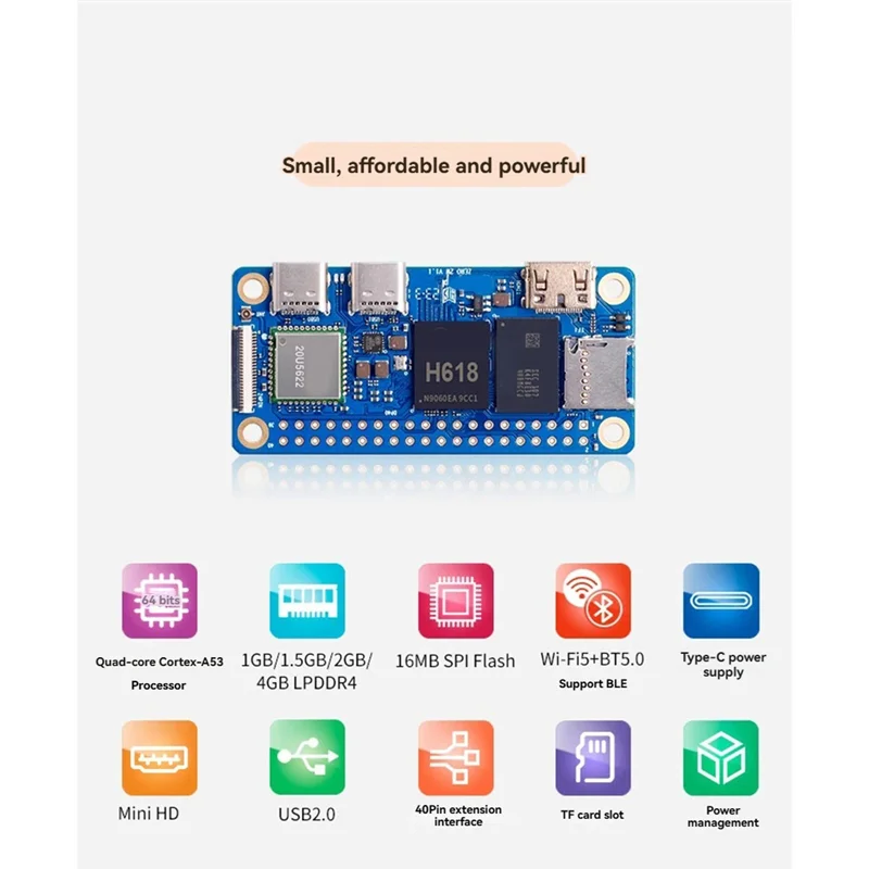 

A05G-для Orange Pi Плата расширения для Orange Pi Zero 2 Вт Мини-ПК Демон-плата с сетевым интерфейсом USB Кнопка питания 1,5G
