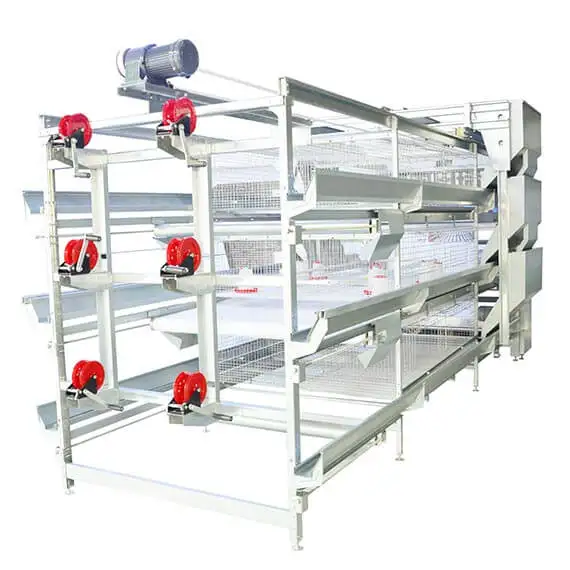 

Chicken Coop Poultry Farm Equipment Broiler Chicken Cage Automatic Feeding System