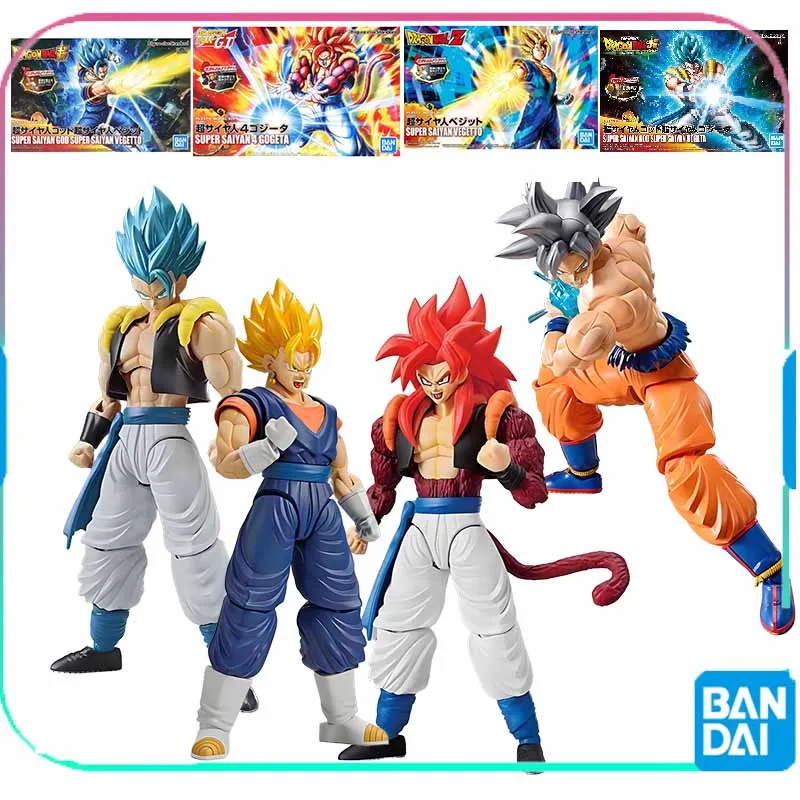 

Bandai Original Dragon Ball Figure rise SUPER SAIYAN GOD SUPER SAIYAN GOGETAAssembly Model Toys Collectible Model Ornaments