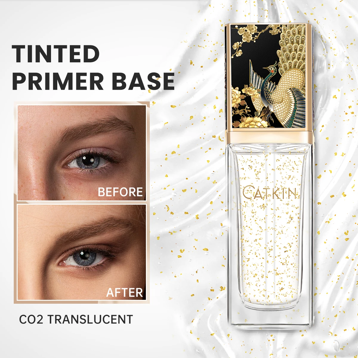 

CATKIN Foundation Primer & Gel - Minimizes look of pores, fine lines, and Imperfections, All skin types