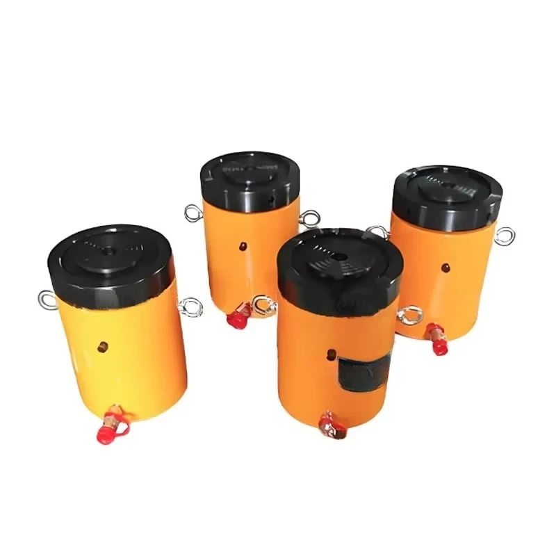 Single Acting High Tonnage Hydraulic Lock Nut Cylinder for Heavy Lifting and Industrial Load Holding