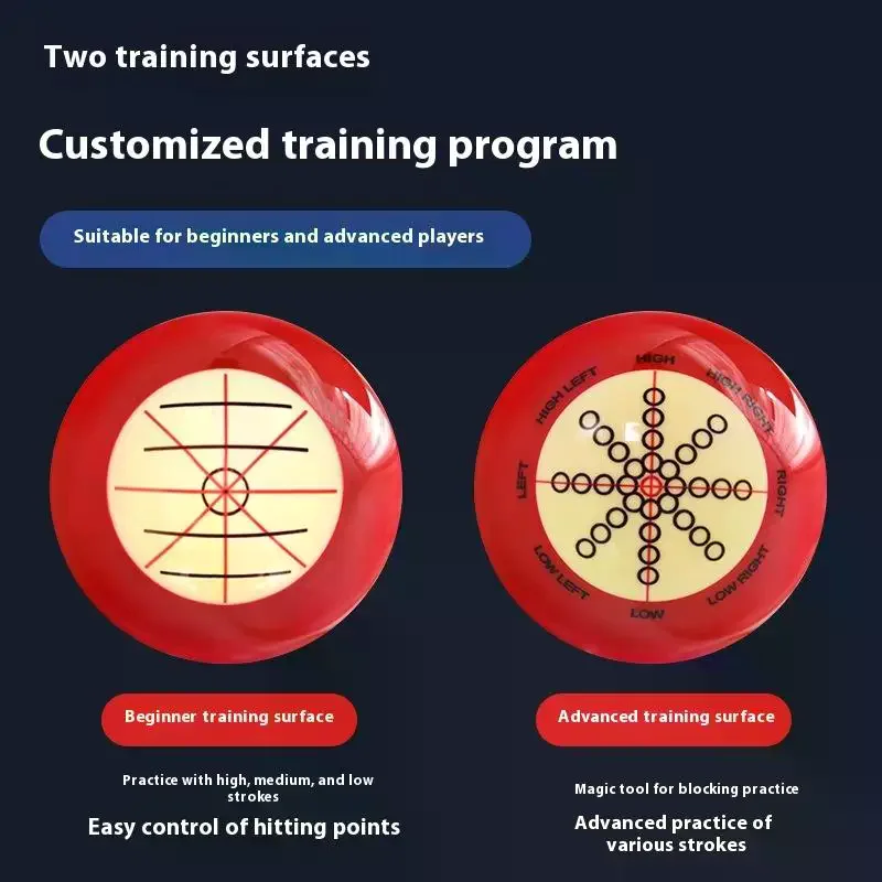 

Red And White Training Billiard Cue Ball 1-1/2 Standard 57.2mm American Advanced Training Ball Artifa Entertainment Equipment