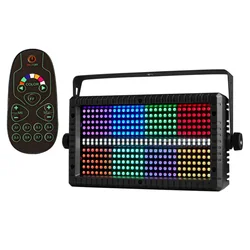 60W Mni LED Strobe Remote Control RGB 3in1 8 Partition +White 8000K 4Partition DMX Super Bright Dj Strobe Stage Lighting Effects