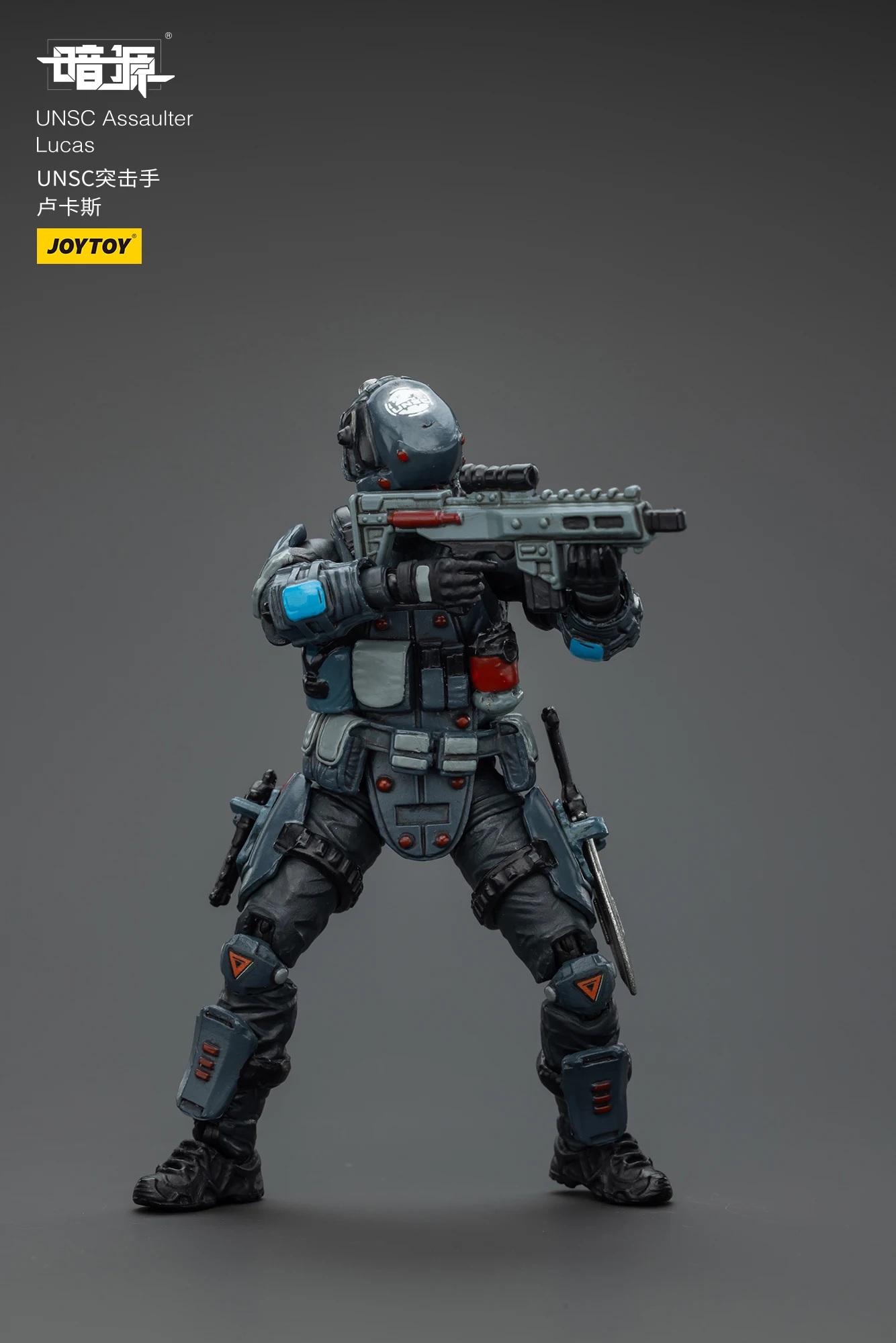 JOYTOY Dark Source UNSC Assaulter Lucas Action Figures Doll Collection Decoration Gift Original Model Collect Toys