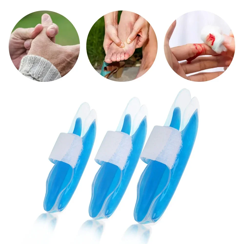 6/7/8cm Finger Wrap Ice Gel Finger Ice Pack Reusable Hot Cold Compress Finger Sleeves Wrap Pain Swelling Relief Cold Ice Bag