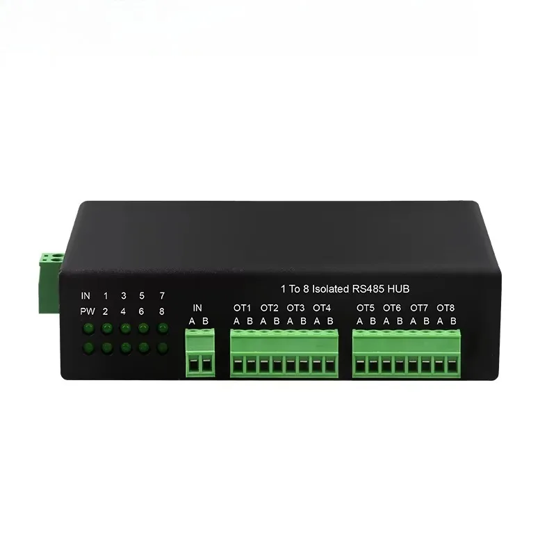 485 Splitter 4 8 Channel 16 Channel Industrial Isolated 1 Point 8 Bidirectional Communication RS485 Hub