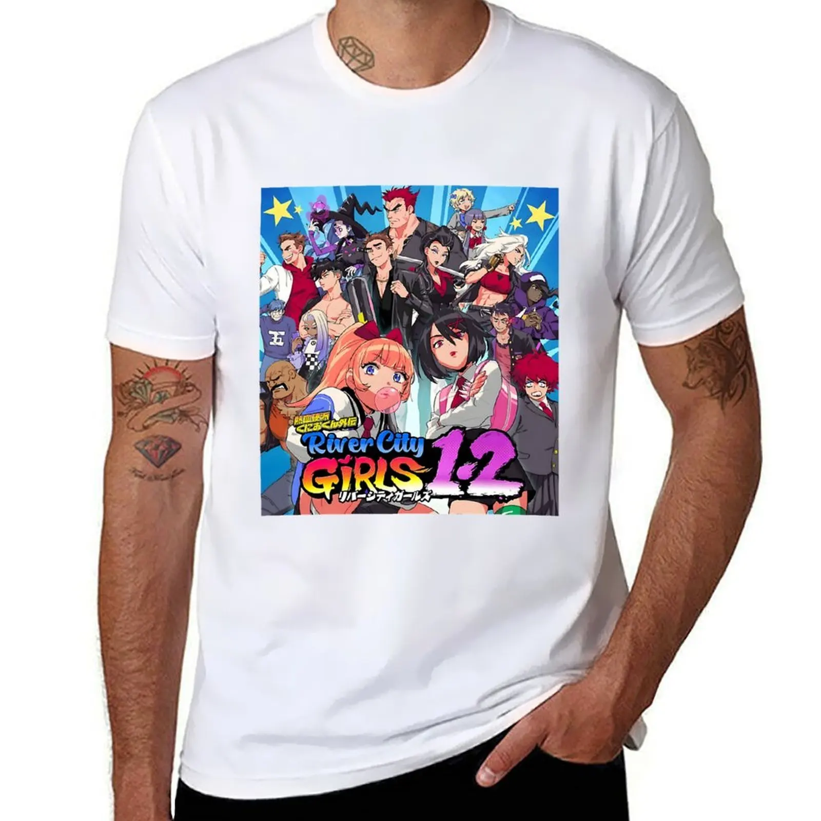 

River City Girls T-Shirt men t shirt cotton 100% t shirts cotton 100% T-Shirt