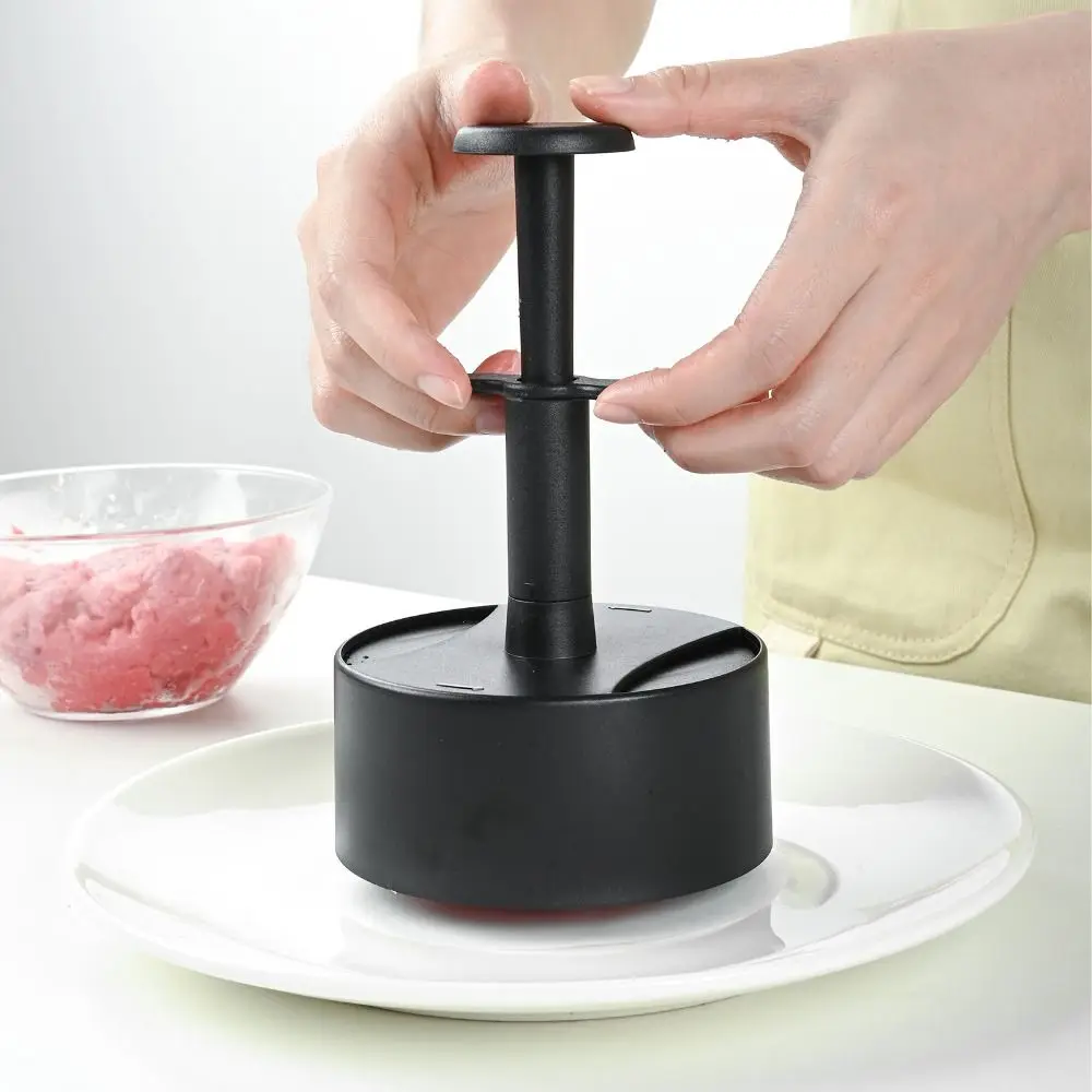 Circular Meat Patty Press Home Press Type Non Stick Meat Meat Cake Mold Three In One Kitchen Gadgets Hamburg Press