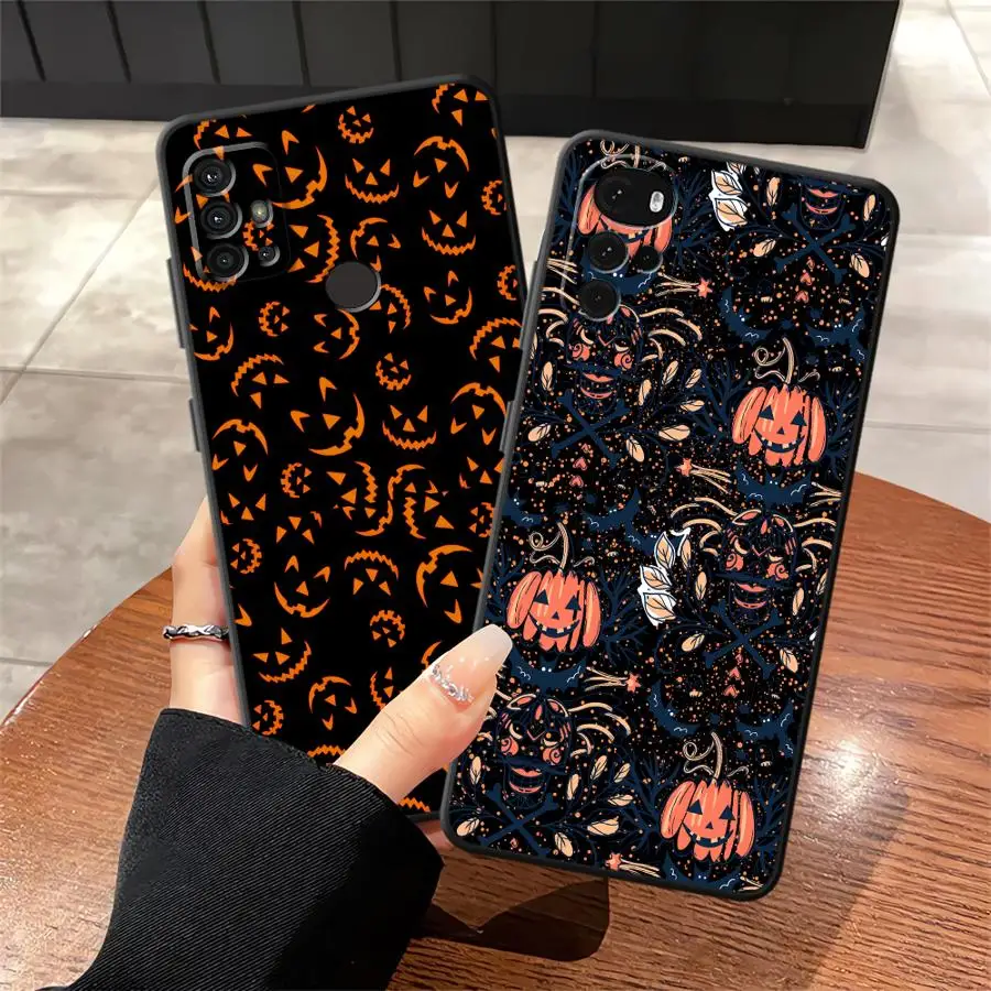 حافظة لهاتف Moto Edge 20 30 X30 Pro S30 Pro Monster Halloween Ghosts