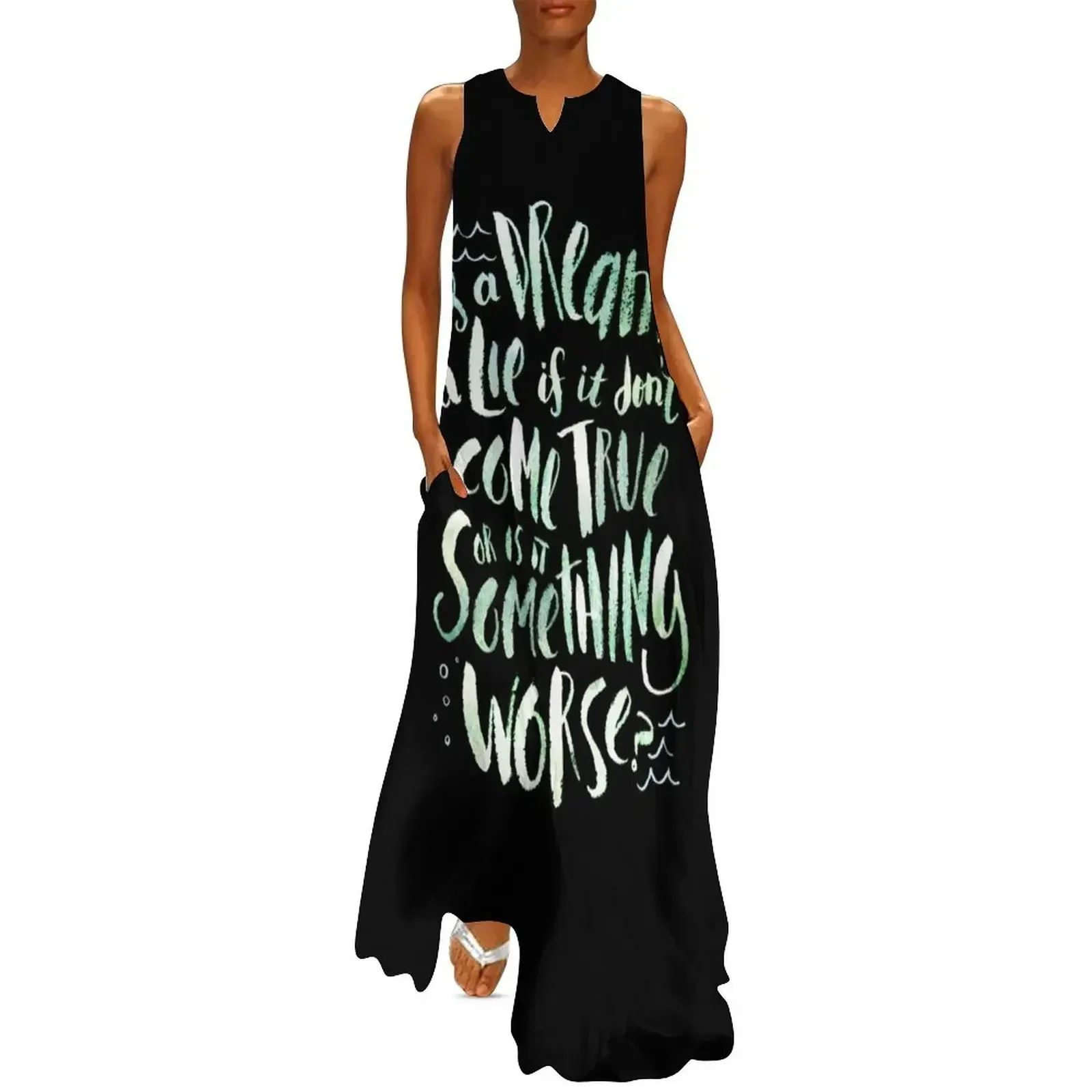 

Is a Dream a Lie Long Dress dress party night dresses for woman 2025 Woman clothes Long dress