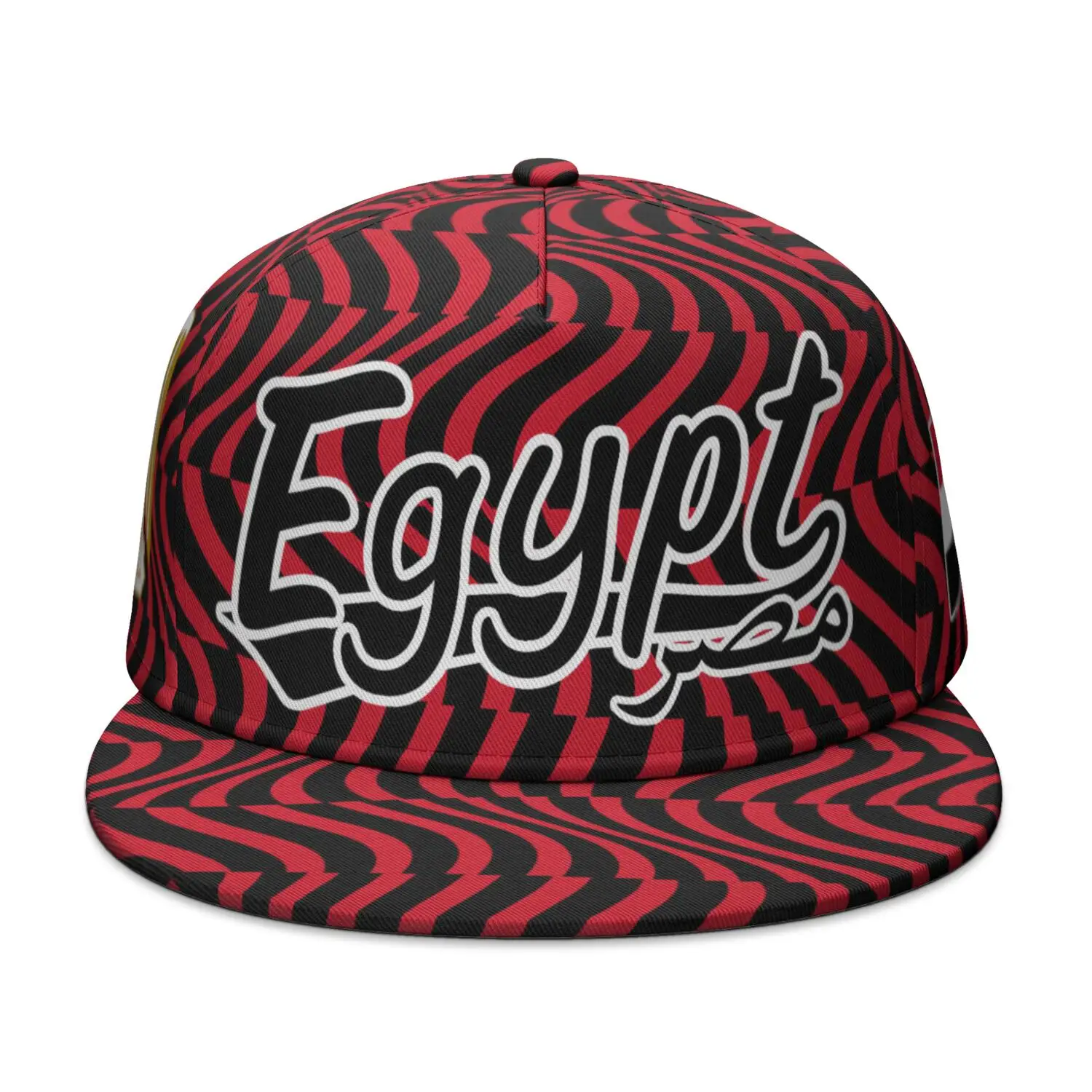 Egypt Flat Brimmed Cap Custom Made Name Number Team Logo Hip-hop Hat Country Travel Arabic Nation Egyptian Flag Headgear