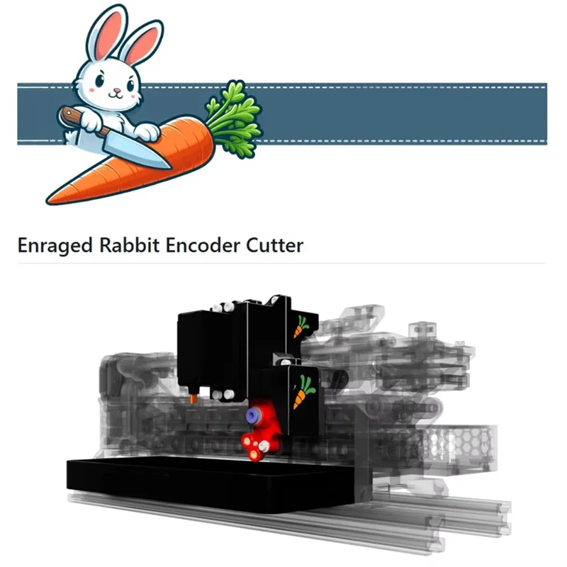 Compatto per ERCF V2 Encoder chiuso Kit taglierina per filamenti ERCF per ERCF V2.0 Voron 2.4 Trident con servo
