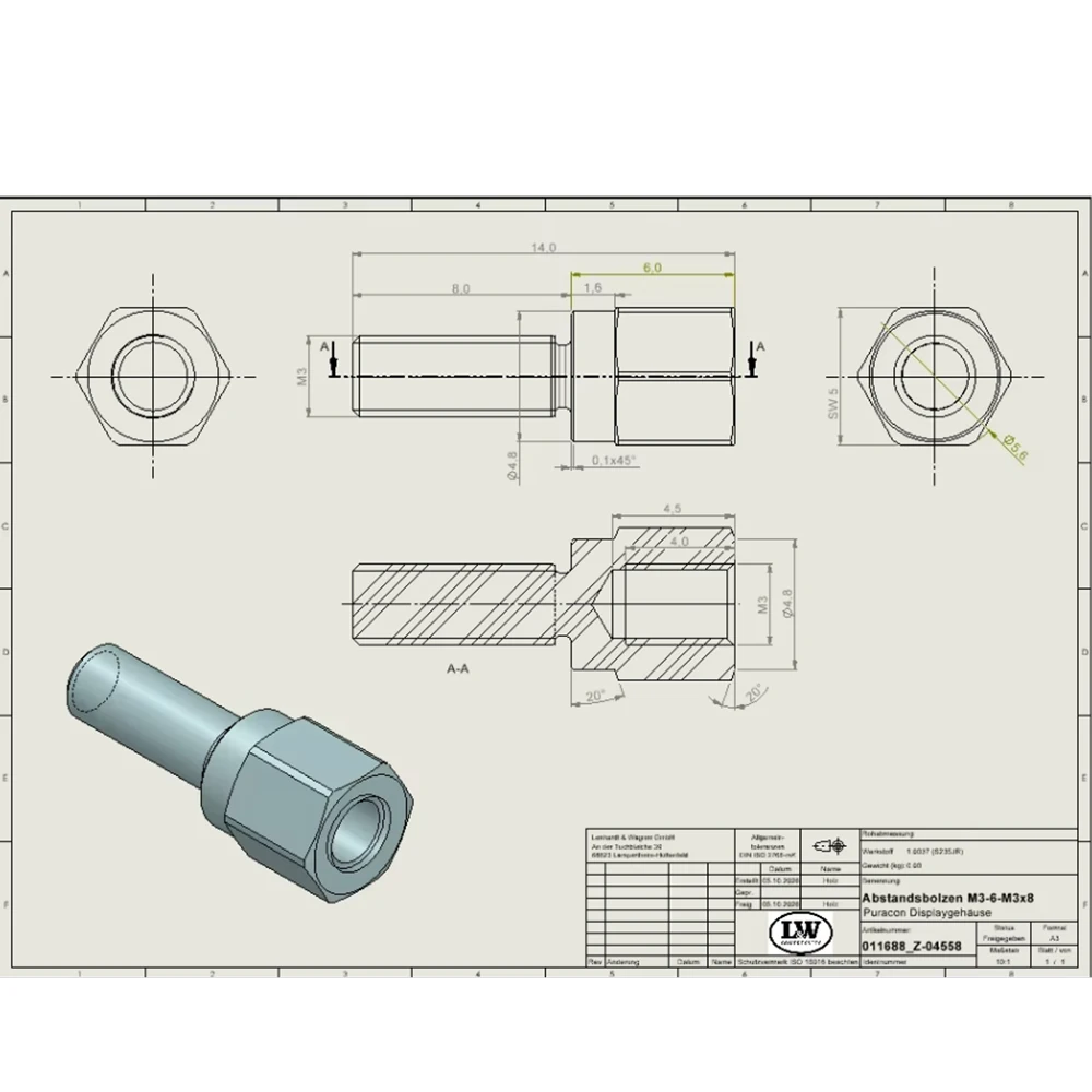 Hardware products customized link (Buyer's Choice)M3x6+8xH5(1000PCS)