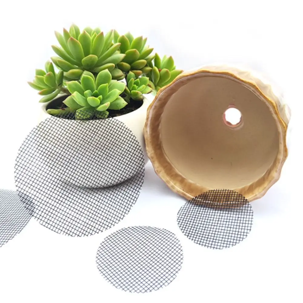 

Durable Multipurpose Breathable Garden Supplies Round Anti Leakage Soil Screen Mat Mesh Sheet Gardening Tool Flower Pot Gasket